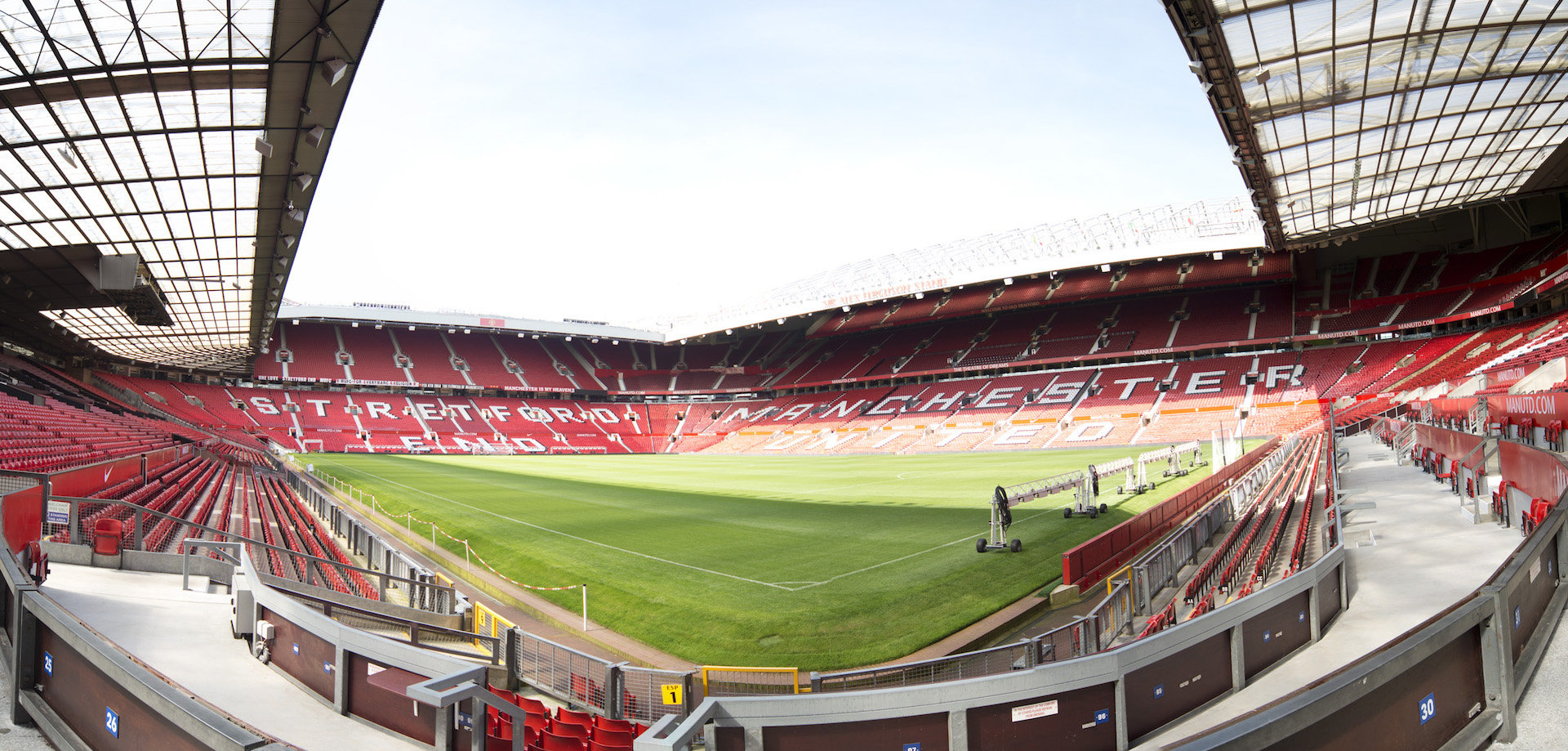vue panoramique Old Trafford (Manchester)