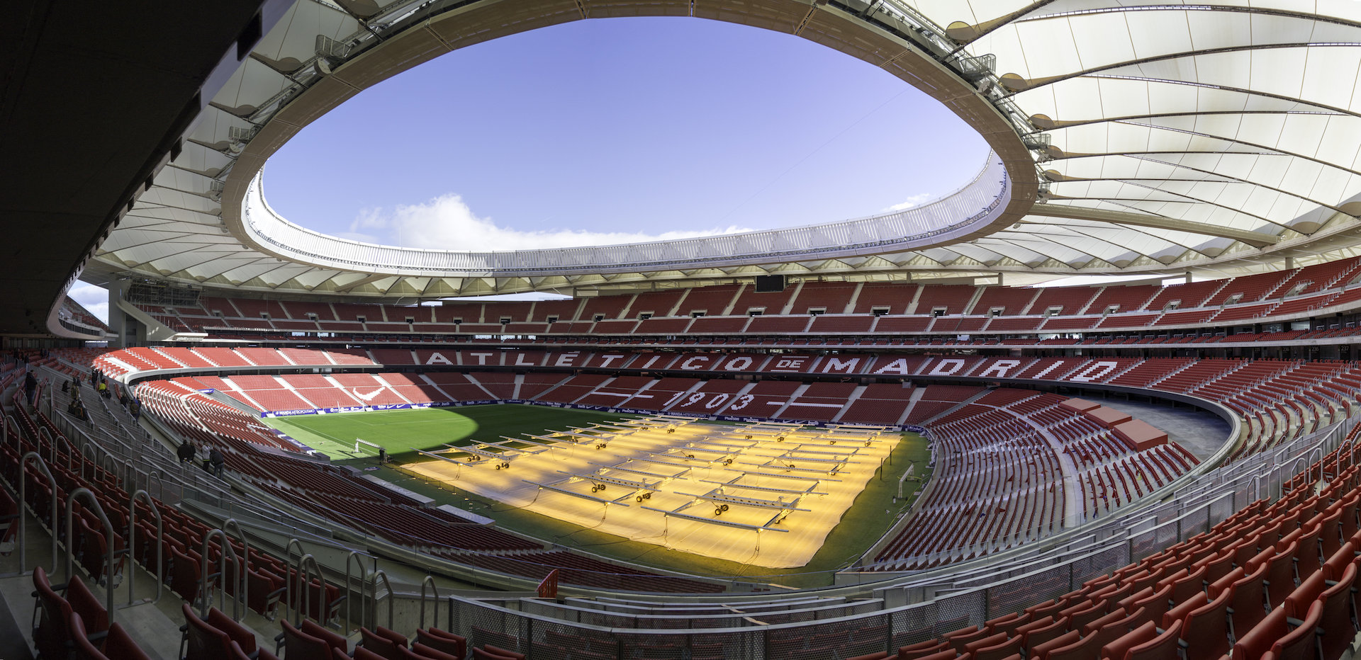 vue panoramique Wanda Metropolitano (Madrid)
