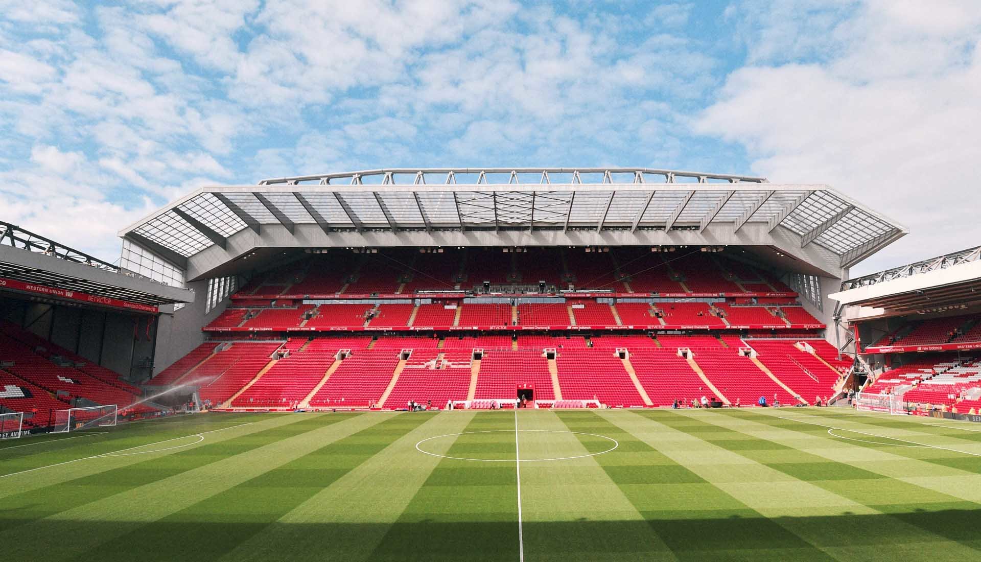 vue panoramique Anfield (Liverpool)