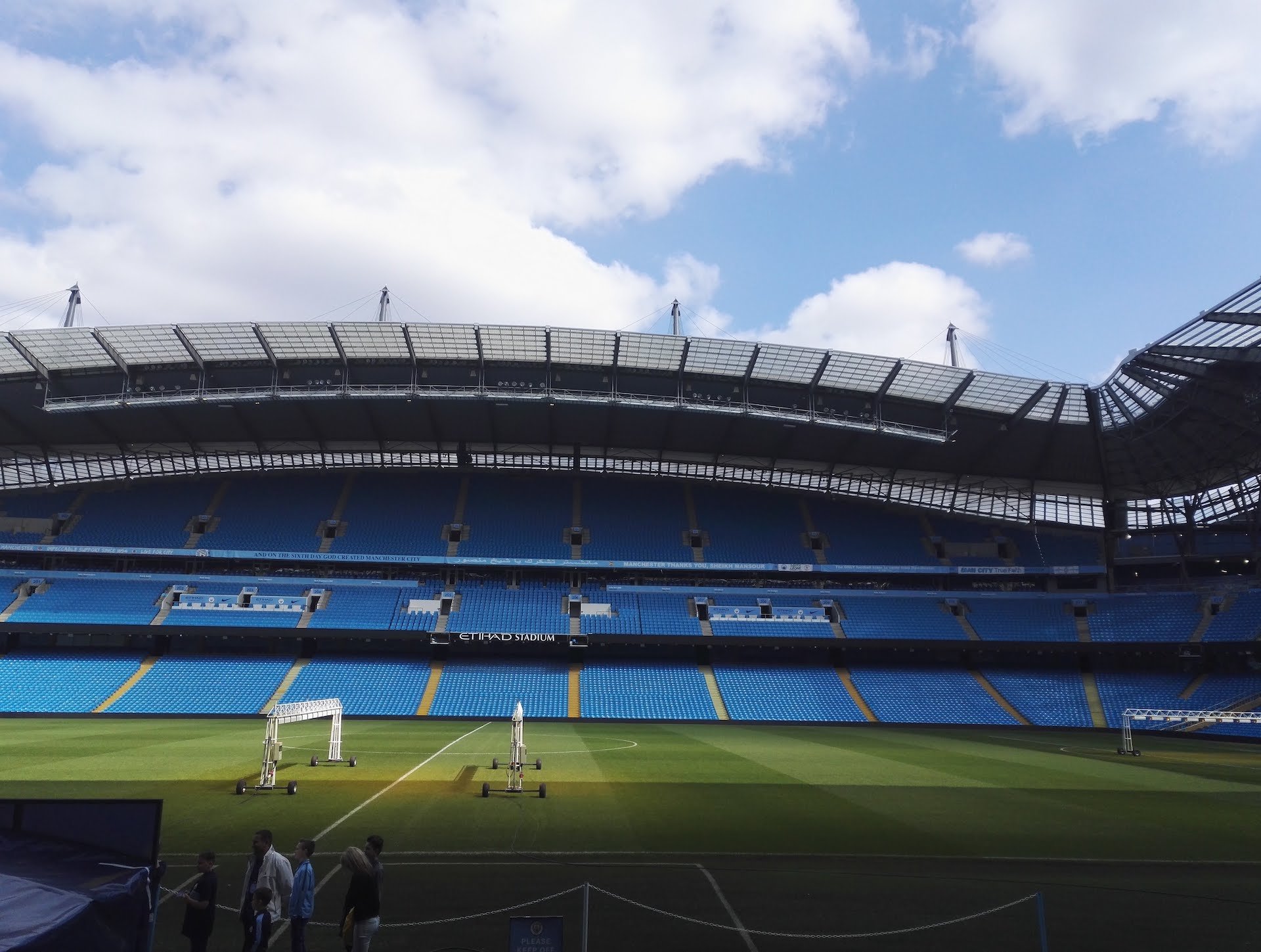 vue panoramique Etihad Stadium (Manchester)